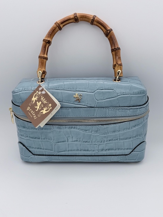 Pratesi Handbags - Pratesi Leather Croc-Vanity Bag